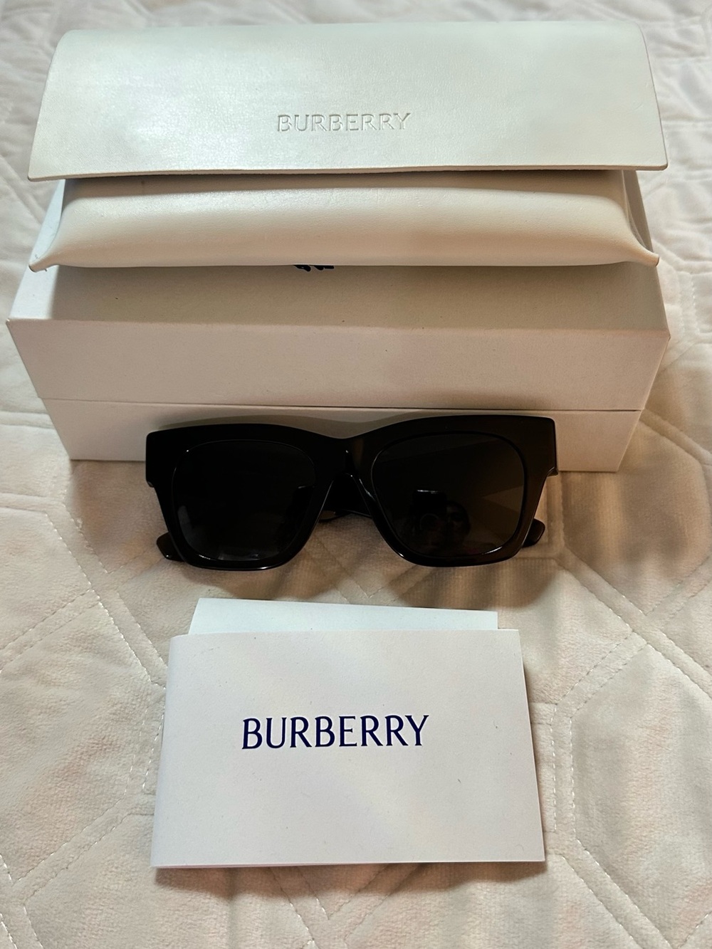 Burberry Dark Brown Cat-Eye Sunglasses